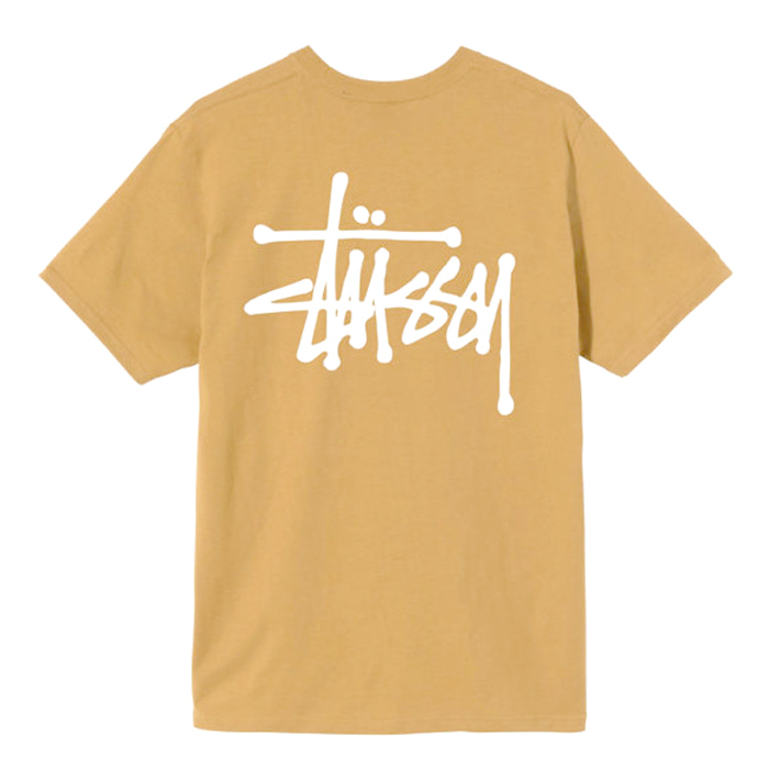 스투시 티셔츠 BASIC STUSSY TEE / KHAK