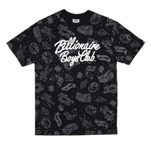 빌리어네어 보이즈클럽  billionaire boys club_galaxy a/o t shirt // black    