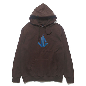 빈티지가이 후드 EZ Logo hoodie(Dark Brown-Blue)